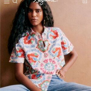 Sezane Livia Shirt Brieno - Size 12